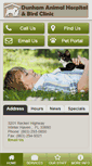 Mobile Screenshot of dunhamanimalhospital.com